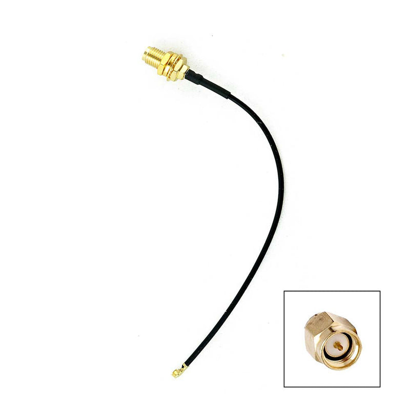10cm U.FL to RP-SMA pigtail